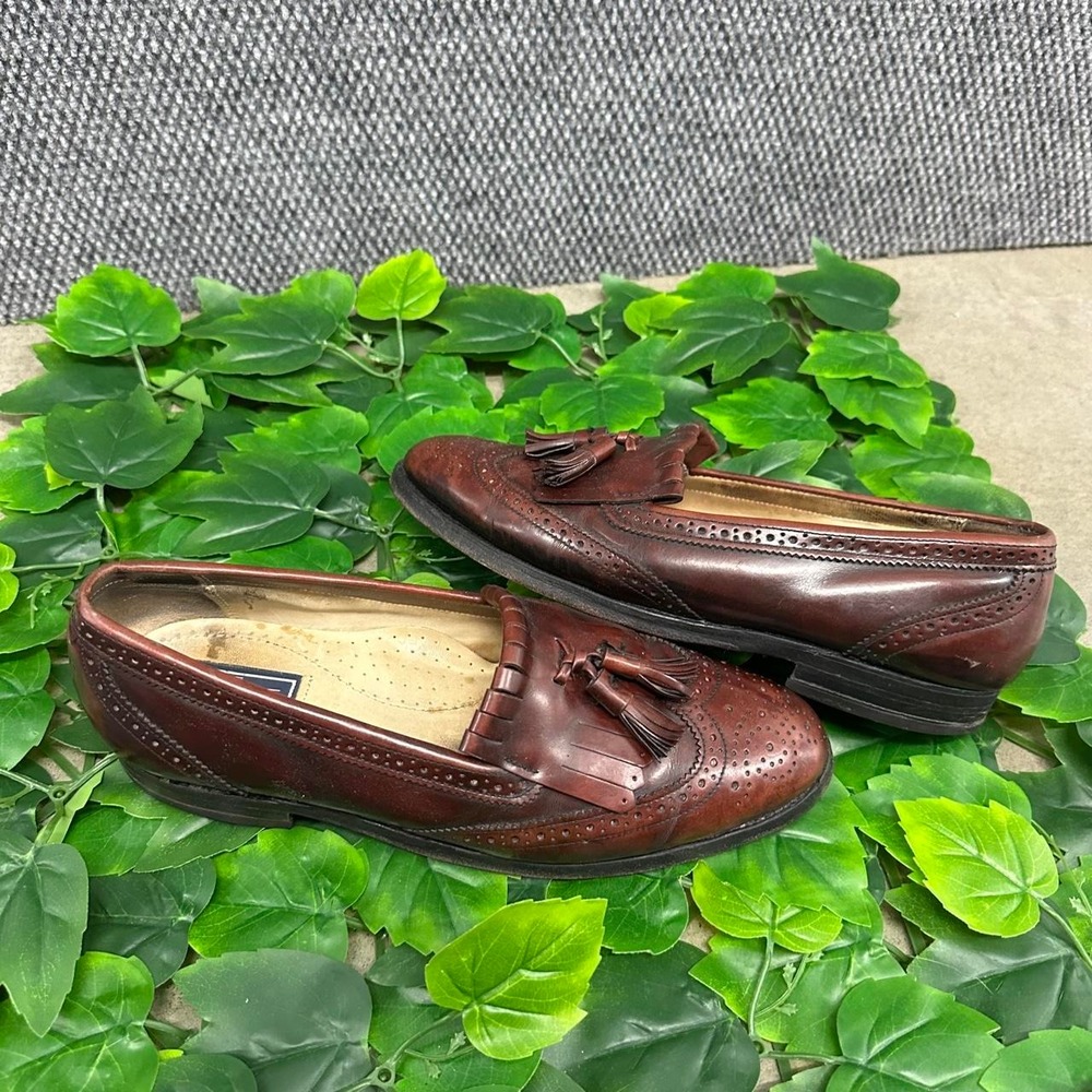 Vintage Bostonian Expression Kiltie Tassel Wingtip Loafers